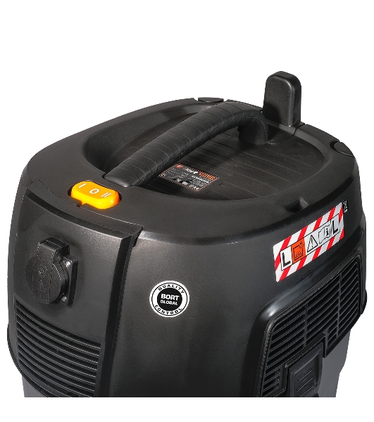 Строительный пылесос Bort BAX-1530M-Smart Clean 1600Вт (уборка: сухая/влажная) черный