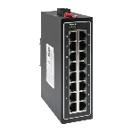 Коммутатор неуправляемый промышленный U-16T 16 портов 10/100Base-T(X) RJ45 монтаж на DIN-рейку TSX EKF TSX-U-16T, фото 1