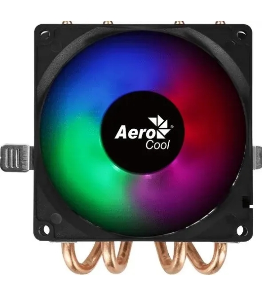 Кулер для процессора AeroCool/Formula Air Frost 4 черный, 90 мм, алюминий/медь, 1800 об/мин, 25.7 дБ, 3 pin, 125 Вт, 78 мм