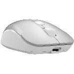 Мышь беспроводная A4Tech Fstyler FB26CS Air2 серебристый/белый, 2000 dpi, радиоканал, Bluetooth, USB, кнопки - 4, фото5