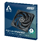 Вентилятор для корпуса Arctic P12 SLIM PWM PST черный, 120 мм, 2100 об/мин, 22.5 дБ, 4 pin, фото5
