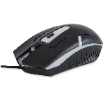 Мышь проводная Oklick 398G черный, 2400 dpi, USB, кнопки - 4, фото11