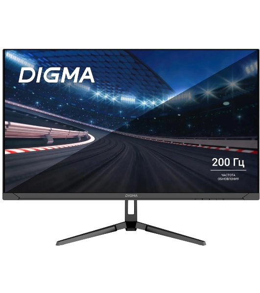 Монитор 23.8' Digma Overdrive 24P410F IPS 1920x1080, 200 Гц, 2 мс, 16:9, 300 кд/м2, 1xHDMI, 1xDP, 1xUSB, 1x3.5 мм, черный
