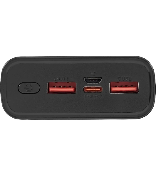 Портативный аккумулятор Digma DGPF20A 20000mAh QC3.0/PD3.0 22.5W 3A 2xUSB-A/USB-C черный