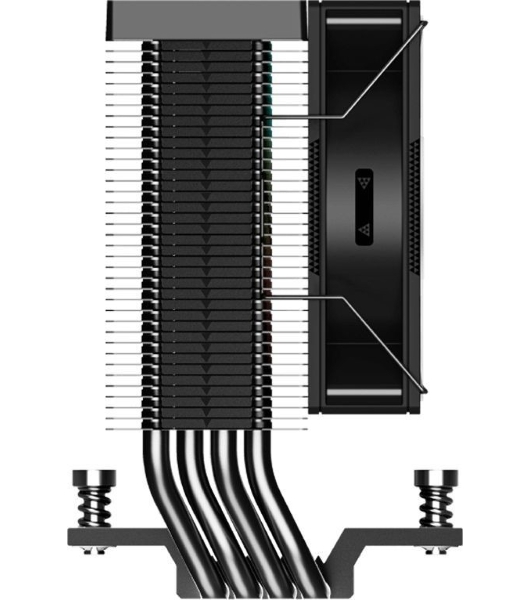 Устройство охлаждения (кулер) PcCooler R400 Soc-AM5/AM4/1200/1700/1851 черный 4-pin Al+Cu 180W Ret (R400-BKNWYX-US)