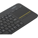 Клавиатура Logitech K400 Wireless Touch Plus беспроводная, радиоканал, чёрный, фото6
