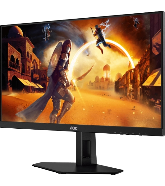 Монитор 23.8' AOC Q24G4E IPS 2560x1440, 180 Гц, 1 мс, 16:9, 350 кд/м², 2xHDMI 2.0, DP, HDR10, Adaptive-Sync, черный