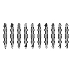 Бита двухстор. Gross PH2-PH1х45мм, сталь S2, 10шт., фото 1