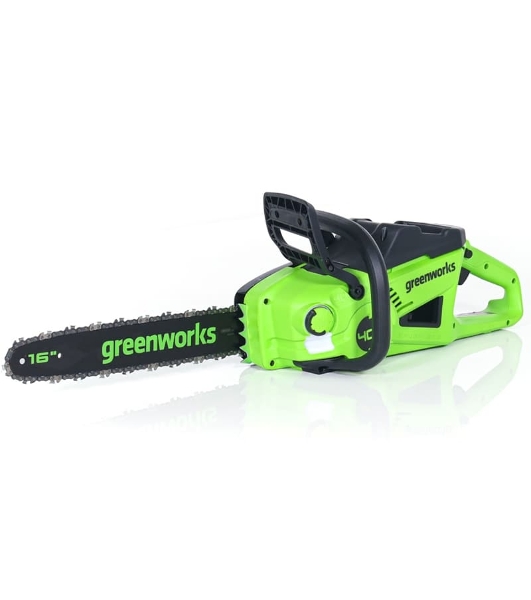 Цепная пила аккумуляторная GreenWorks GD40CS20Xk4, 40V, 40 см, 2000 Вт, бесщеточная, c 1хАКБ 4 Ач И ЗУ (2008807UB)