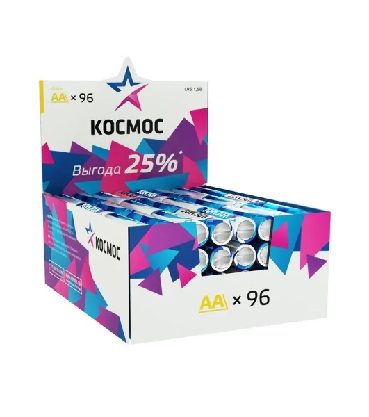 Батарейка Космос KOCLR6_96BOX LR6 (уп.96шт.)