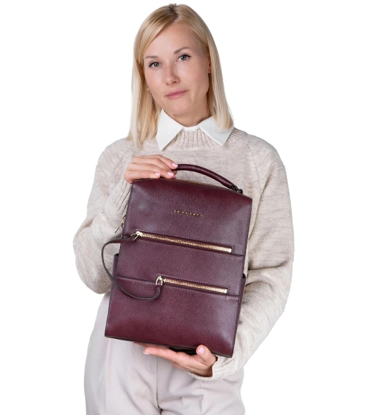 Рюкзак женский Piquadro Patricia CA6771W140/BO бургунди кожа