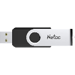 Флешка USB Netac U505 (NT03U505N-016G-32BK), 16Gb, USB3.0, R/W 110/45, черный/серебристый, фото3