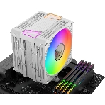 Кулер для процессора Bloody BD-AC230-ARGb1 ARGb белый, 120 мм, алюминий/медь, 1600 об/мин, 32 дБ, 4 pin, 230 Вт, 154 мм, фото6