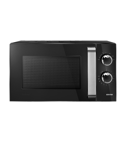 Микроволновая печь Centek CT-1570 черный, 23 л, 900 Вт, переключатели - поворотный механизм