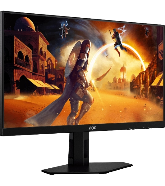 Монитор 23.8' AOC Q24G4E IPS 2560x1440, 180 Гц, 1 мс, 16:9, 350 кд/м², 2xHDMI 2.0, DP, HDR10, Adaptive-Sync, черный