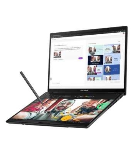 Ноутбук ASUS Zenbook Duo 2025 UX8406CA-QL345X/14'/OLED/Intel Core Ultra 7 255H/32Gb/1Tb SSD/Intel Arc/Windows 11 Pro/серый/1.65kg