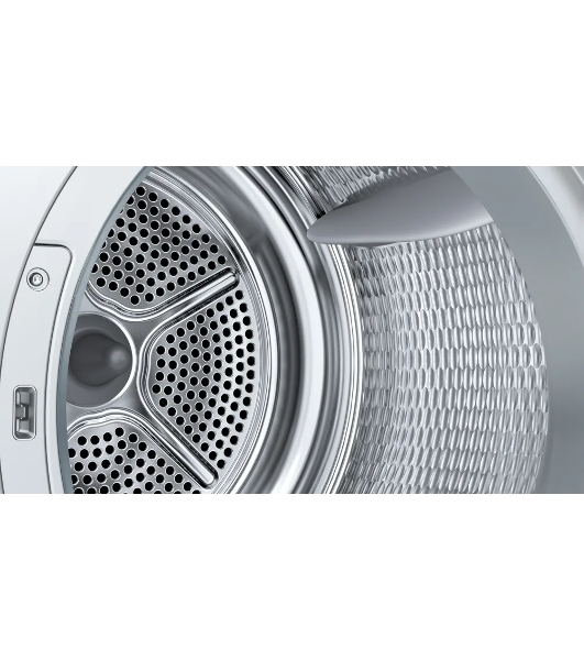 Сушильная машина Bosch Serie 6 WQK25200ME, с тепловым насосом, макс.загрузка - 10 кг, Класс энергоэфф-ти: A++, LED-дисплей с текстовой информацией. 15 автопрограмм сушки,Easy Clean with A++,габариты: 842x598x613 mm, белый