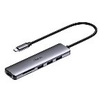 USB-концентратор Netac WF14, USB Type-C, USB/HDMI/MicroSD/SD, USB, фото 1