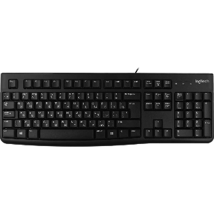 Клавиатура проводная Logitech K120 for business, USB черный (заводская гравировка)