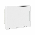 Щиток встраиваемый FRAME DKC F08B1WW 8мод. с бел. дверцей с 2 шинами PEN на 6 и 8 отверст. белый, фото 1