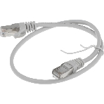 Патч-корд Premier PP22-0.5M 1000Gbит/с FTP 4 пары cat.5E CCA molded 0.5м серый RJ-45 (m)-RJ-45 (m), фото2