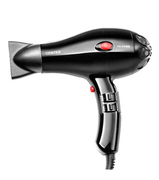 Фен Centek CT-2221 Professional черный, 2200 Вт