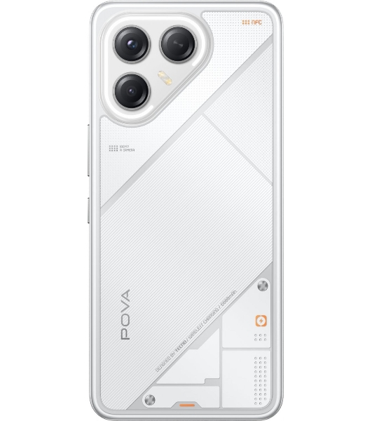 Смартфон Tecno Pova 7 Ultra 5G LJ9, 12/256Gb, белый