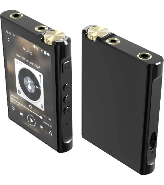 Плеер Hi-Fi Flash Digma Pro XT7 черный/золотистый/3.5'/microSD/microSDHC