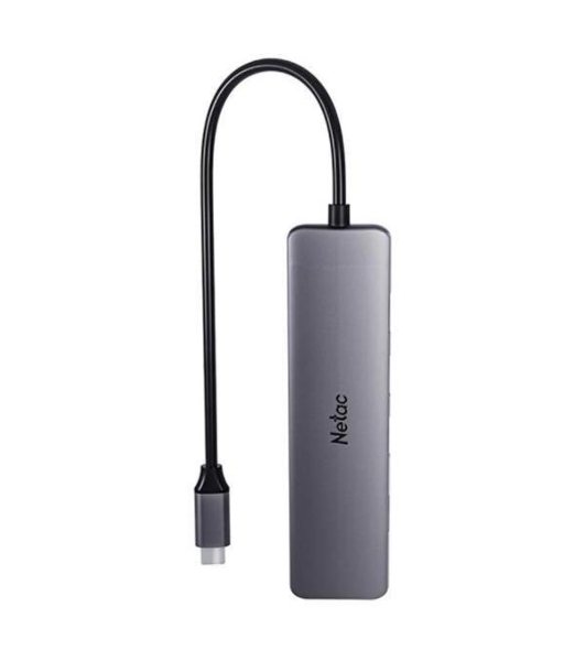 USB-концентратор Netac WF14, USB Type-C, USB/HDMI/MicroSD/SD, USB