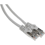 Патч-корд Premier PP22-0.5M 1000Gbит/с FTP 4 пары cat.5E CCA molded 0.5м серый RJ-45 (m)-RJ-45 (m), фото 1