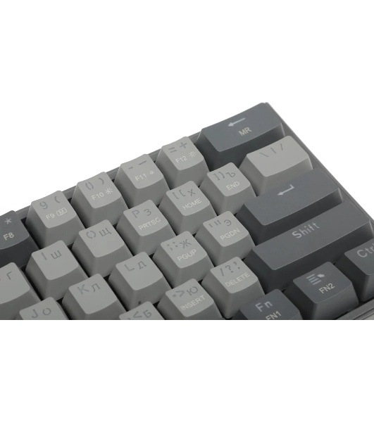 Клавиатура Redragon Fizz проводная, USB Type-A, серый