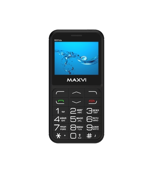 Мобильный телефон Maxvi B231ds черный