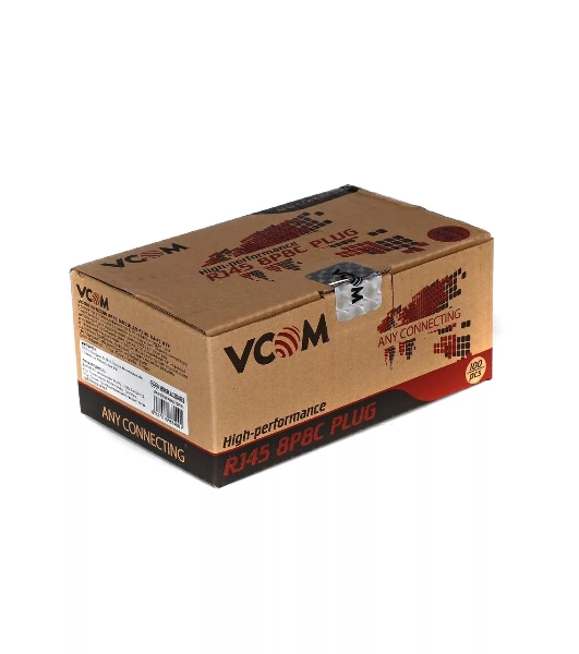 Коннекторы RJ-45 VCOM VNA2200-1/100 для UTP кабеля 5 кат. (100 шт.)