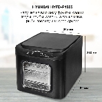 Сушка для фруктов и овощей Hyundai HYFD-P1203 12под. 500 Вт, черный, фото9