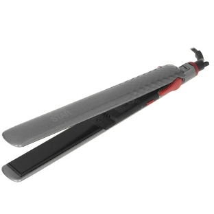 Выпрямитель для волос Homestar HS-8015 серебристый/красный, 25 мм, 200 °C, 1 режим