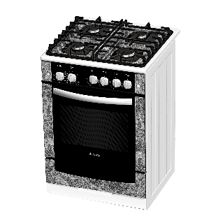 Плита газовая Gefest ПГ 6500-02 0313 черный, конфорок 4 шт, духовка 52 л, 60 см x 85 см x 60 см