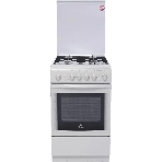 Плита газовая De Luxe 506040.01ГЭ КР белый, конфорок 4 шт, духовка 60 л, 50 см x 85 см x 60 см, фото 1