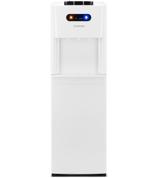 Кулер для воды Starwind SW-1012CW, нижняя загрузка, нагрев 95 °С, охлаждение 4 °С, белый