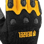 Перчатки универсальные Denzel усиленные, с защитными накладками, размер 9, фото7