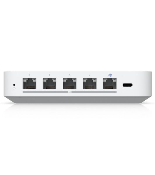 Маршрутизатор Ubiquiti UniFi Gateway Max 4 ядра (1,5 ГГц), 4х 2.5G LAN, 1х 2.5G WAN