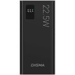 Портативный аккумулятор Digma DGPF30A 30000mAh QC3.0/PD3.0 22.5W 3A 4xUSB-A/USB-C черный, фото 1