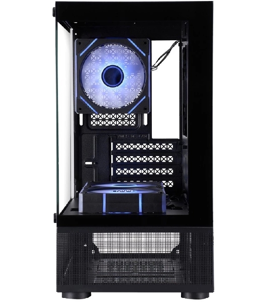 Компьютерный корпус 1STPLAYER MIKU Mi2-A ARGb черный mATX 3x120мм ARGb fans Mi2-A-BK-2FC7R-1FC7