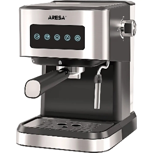 Кофеварка рожковая ARESA AR-1612 черный, исп. кофе - молотый, 1,5 л, 1100 Вт, 15 бар
