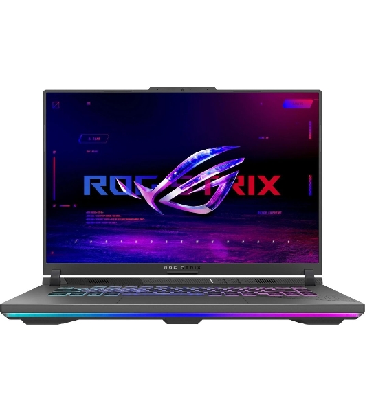 Ноутбук Asus ROG Strix G16 G614PP-S5063 Ryzen 9 8940HX 16Gb SSD 512Gb NVIDIA GeForce RTX 5070 8Gb 16' IPS 2.5K (2560x1600) без ОС grey WiFi BT Cam (90NR0L67-M00300)