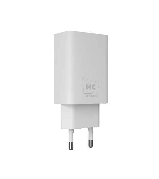 Сетевое зарядное устройство MORE CHOICE (4620202555694) NC07i СЗУ 1USB 2.0A, белый