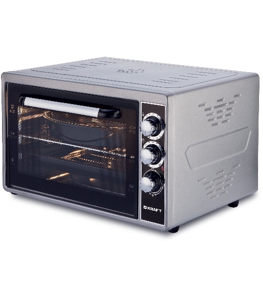 Мини-печь Kraft KF-MO3801GR серый, 38 л