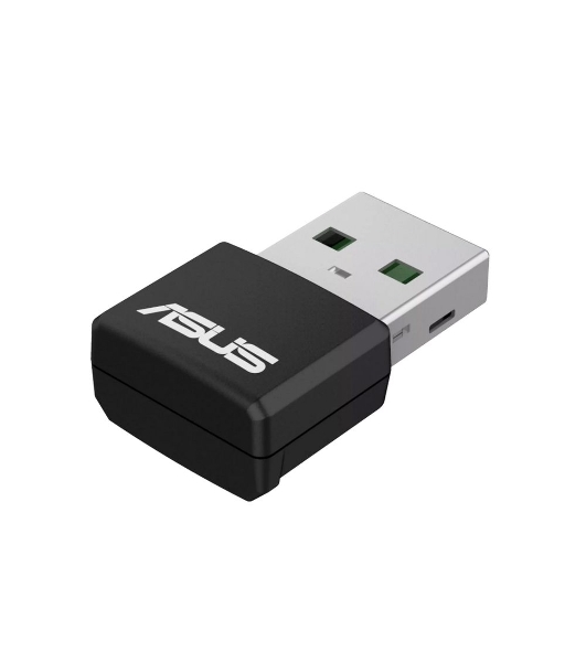 Адаптер Wi-Fi ASUS USB-AX55 NANO 90IG06X0-MO0B00 WI-FI 802.11ax/ac/a/g/n, 400 + 867 Mbps USB 3.0 Adapter + 2 антенны