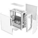 Компьютерный корпус PCCooler C3D510 WH ARGb, Tempered Glass Full Tower, White, TG, 0.7 SPCC, 3x120мм ARGb E-ATX, ATX, mATX, mITX 170/390/410мм 2x2.5', 2x3.5', 7xPCI 2xUSB-A 3.0 454.8x220x490.6мм, фото4
