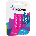 Аккумулятор Космос R6 (AA) Ni-Mh 2700MAh, фото 1