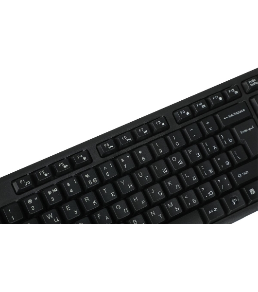 Комплект клавиатура+мышь A4Tech KK-3330S проводной, USB, 1200 DPI, чёрный